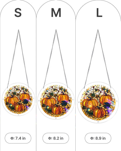 Harvest Pumpkin - Acrylic Window Suncatcher
