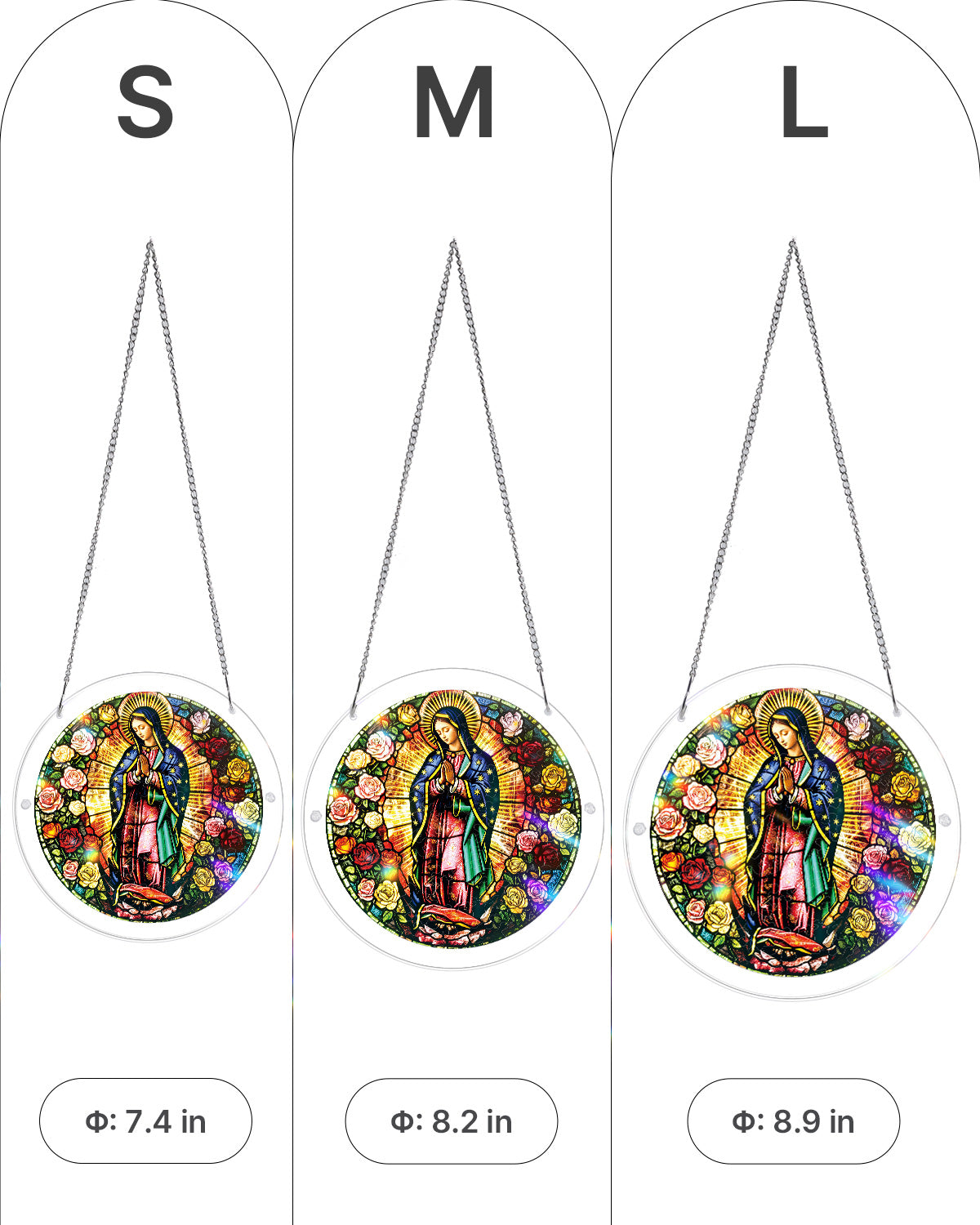 Light of Prayer - Acrylic Window Suncatcher