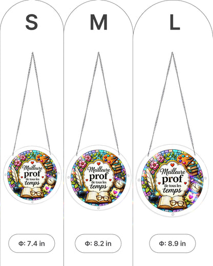 FR Female Teacher - Acrylic Window Suncatcher