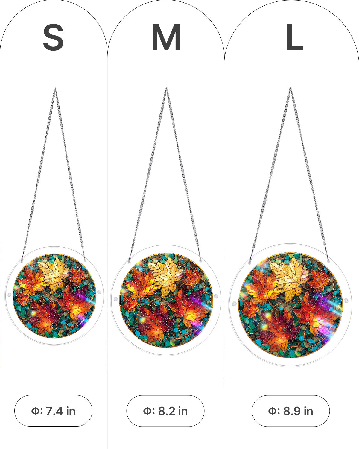 Golden Maple - Acrylic Window Suncatcher