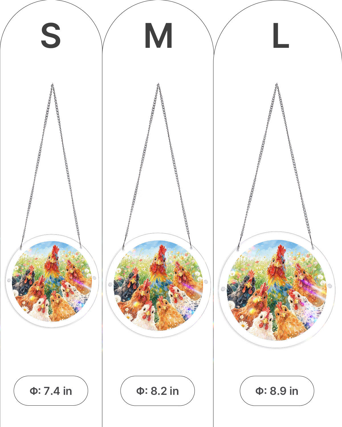 Morning in Bloom - Acrylic Window Suncatcher
