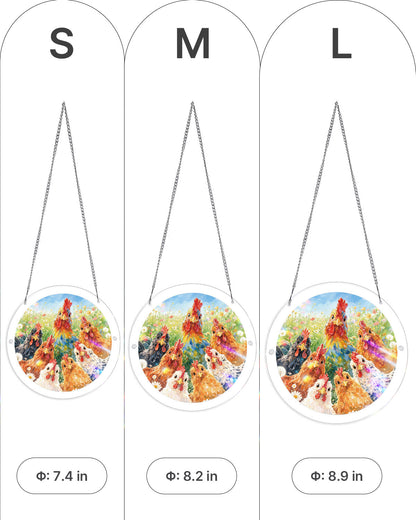 Morning in Bloom - Acrylic Window Suncatcher