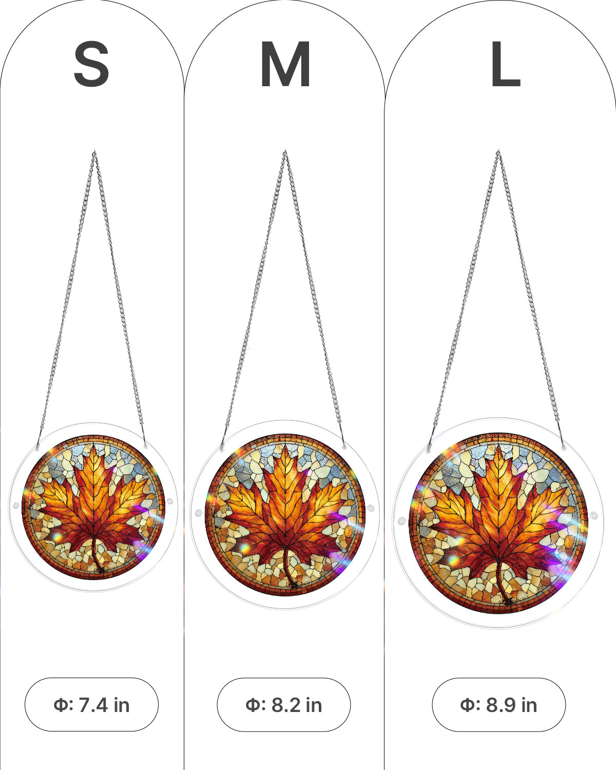 Maple - Acrylic Window Suncatcher