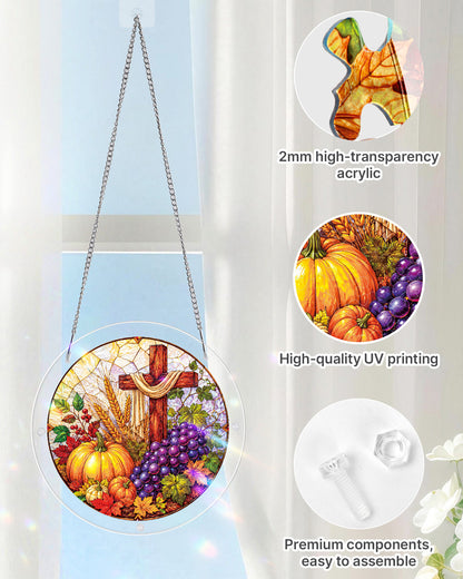Harvest Blessings - Acrylic Window Suncatcher