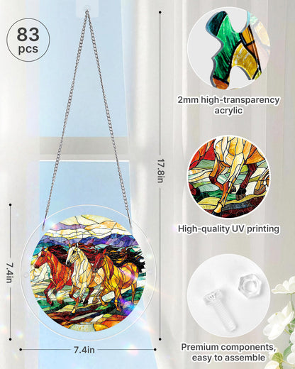 Wild Gallop - Acrylic Window Suncatcher