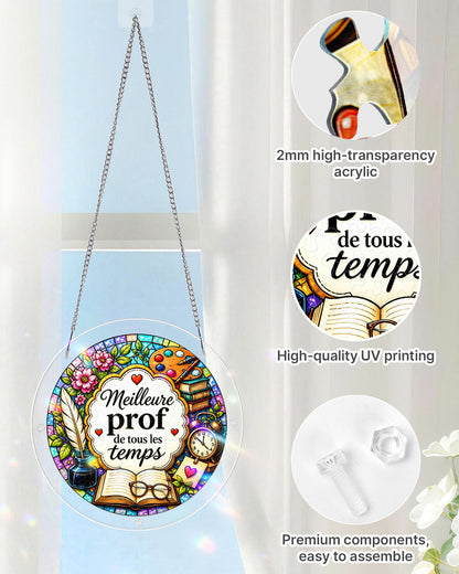 FR Female Teacher - Acrylic Window Suncatcher