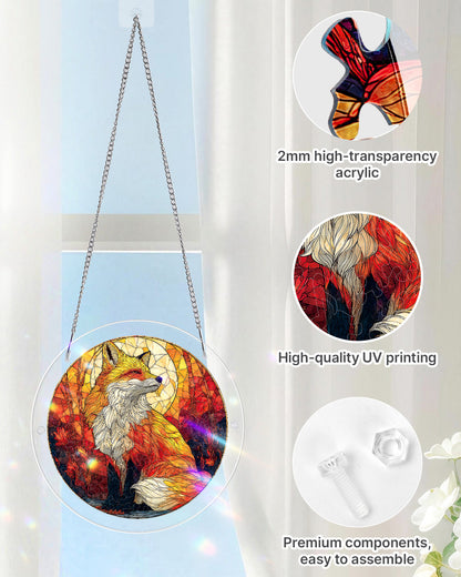 Fox Glow - Acrylic Window Suncatcher
