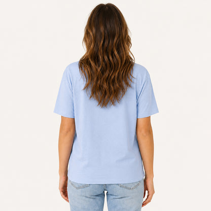 Woolly Meadow Craft Garden Print Crew Neck Cotton Tee