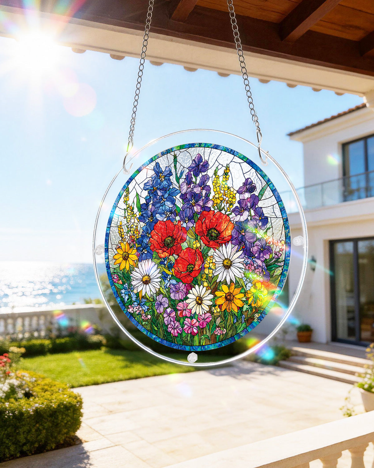 Wildflower Meadow - Acrylic Window Suncatcher