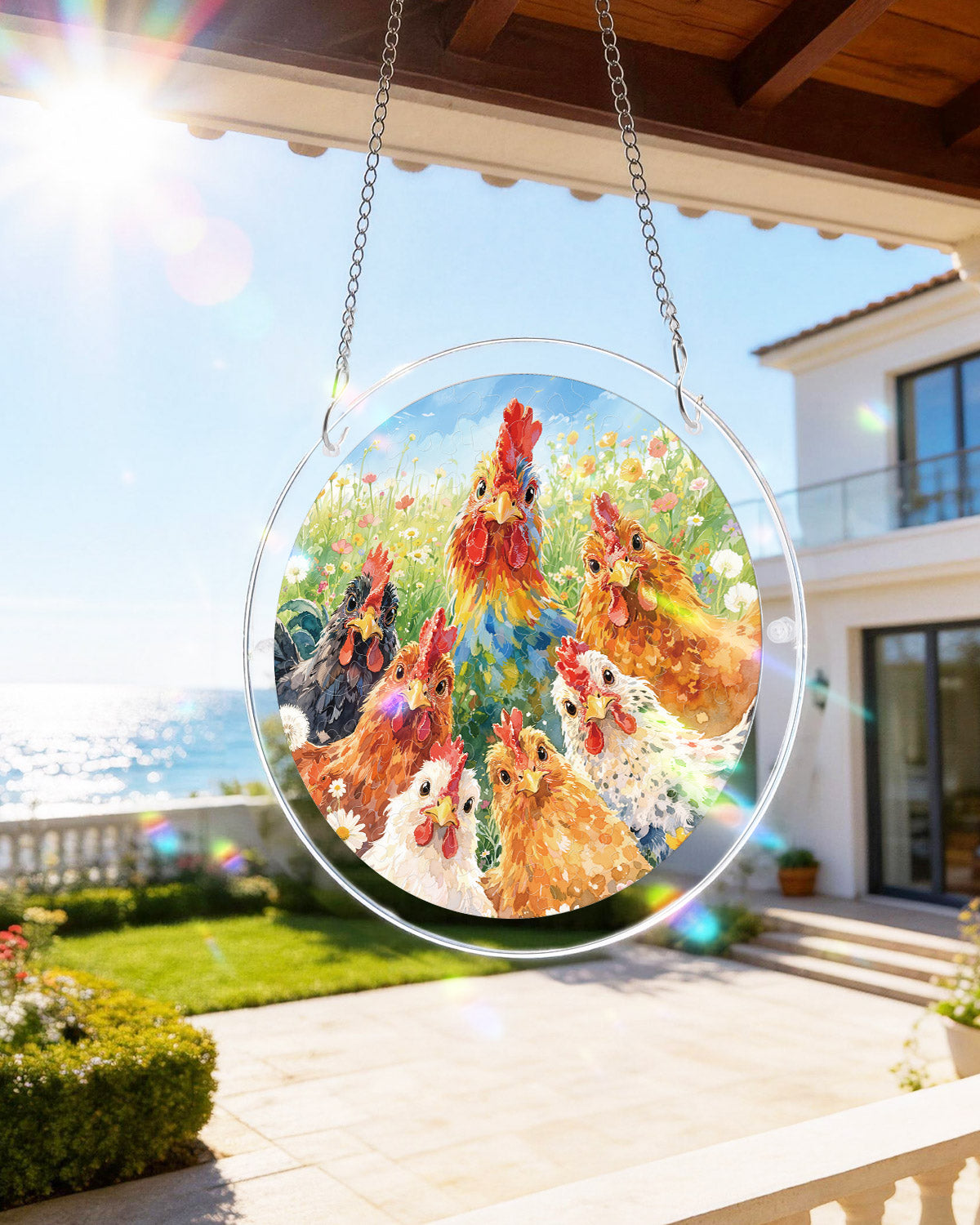 Morning in Bloom - Acrylic Window Suncatcher