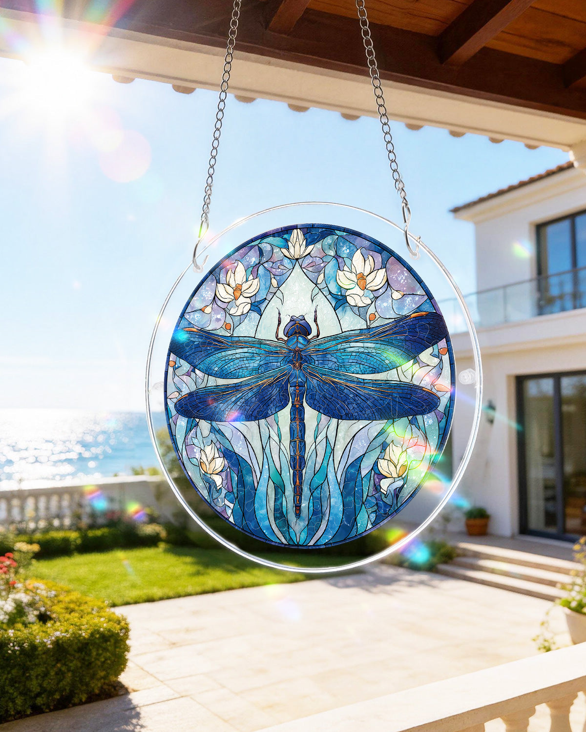 Moonlit Dragonfly - Acrylic Window Suncatcher