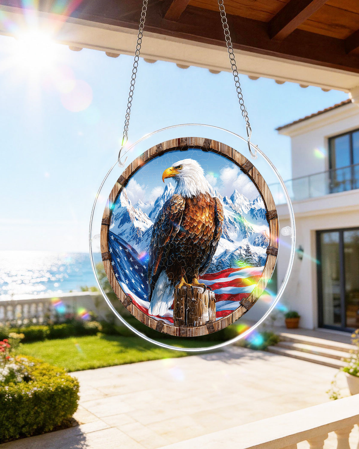 Wings of Freedom - Acrylic Window Suncatcher
