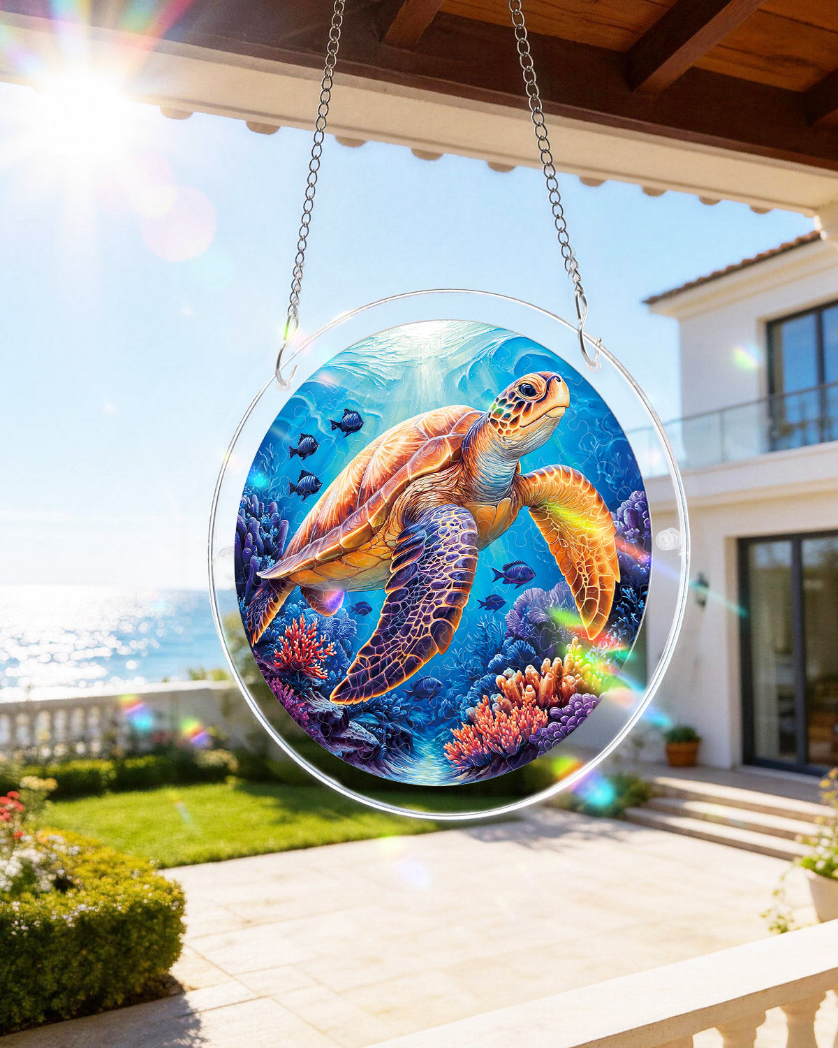 Starsea Turtle - Acrylic Window Suncatcher