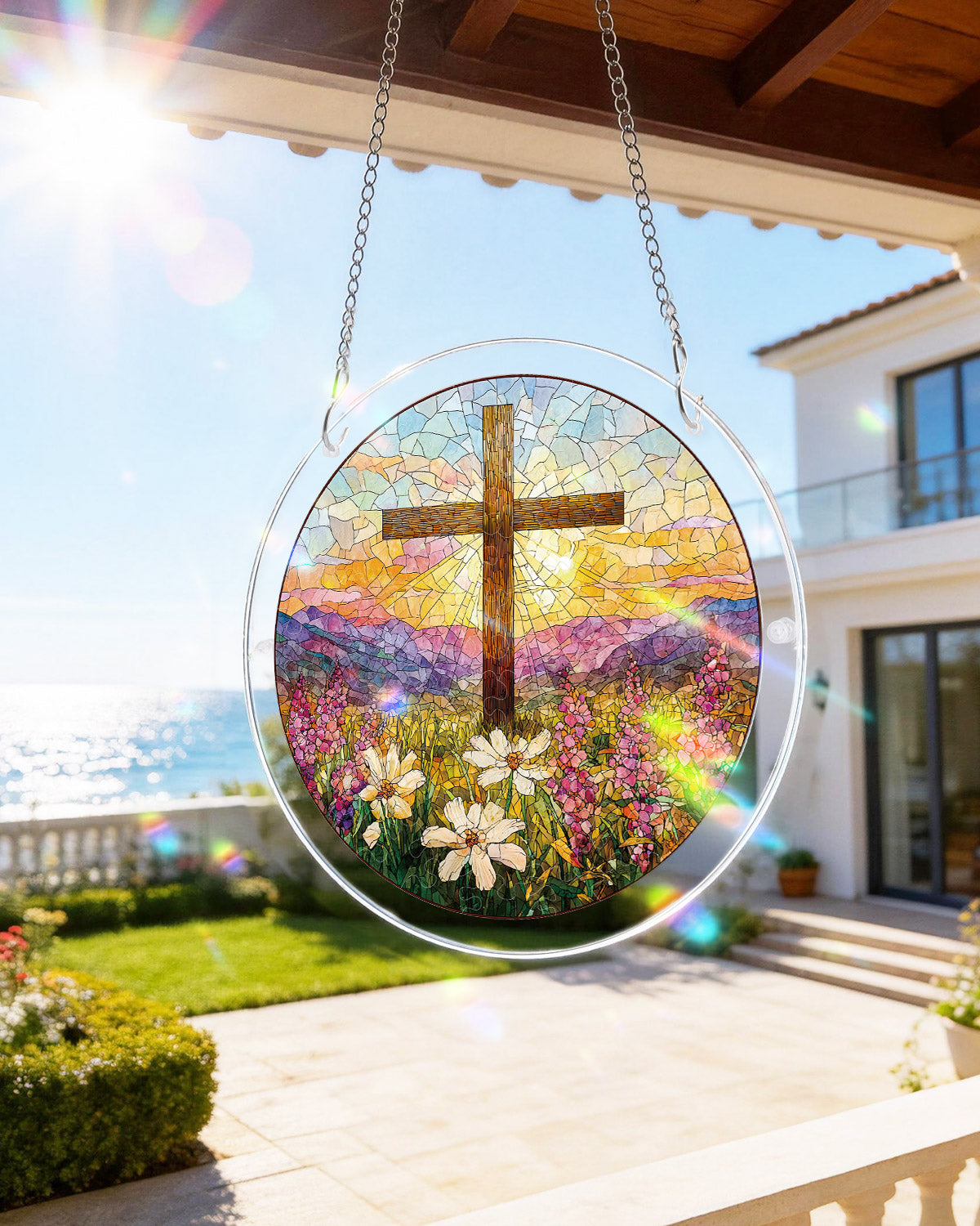 Garden of Holy Light - Acrylic Window Suncatcher