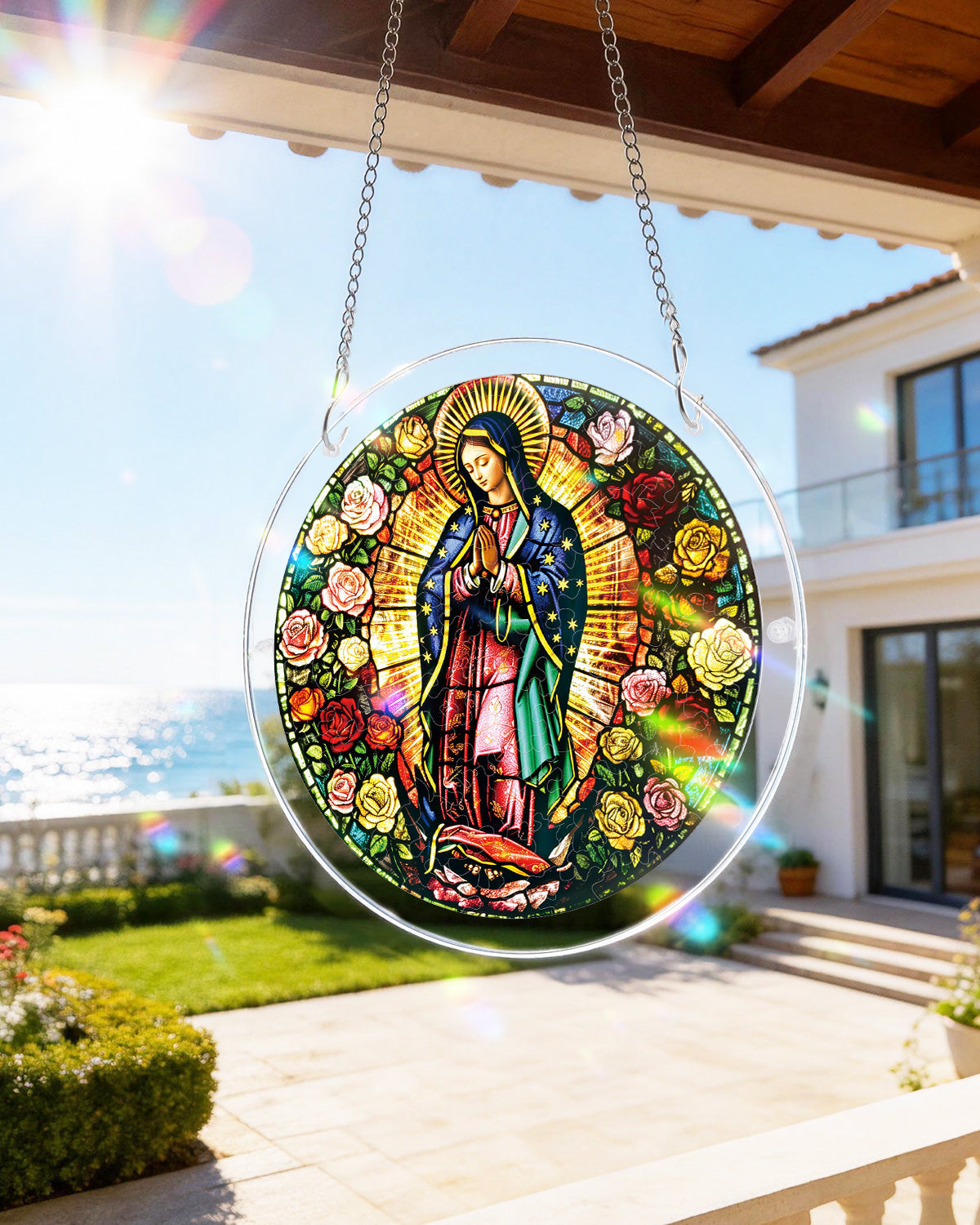 Light of Prayer - Acrylic Window Suncatcher