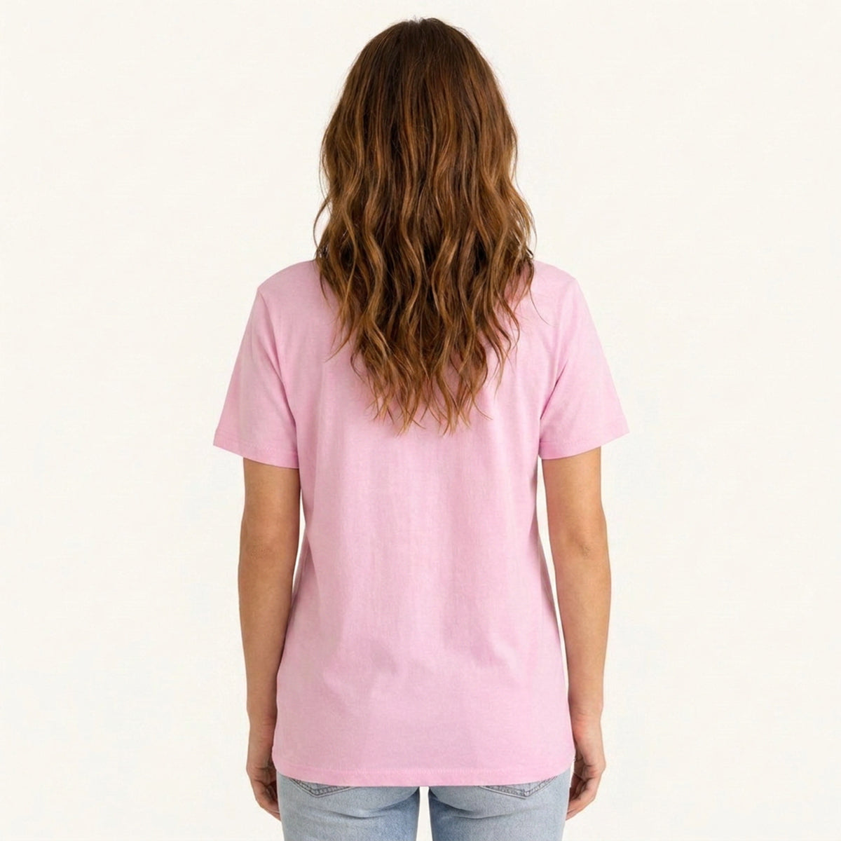 Vintage Orchid Botanical Illustration Print Crew Neck Cotton Tee