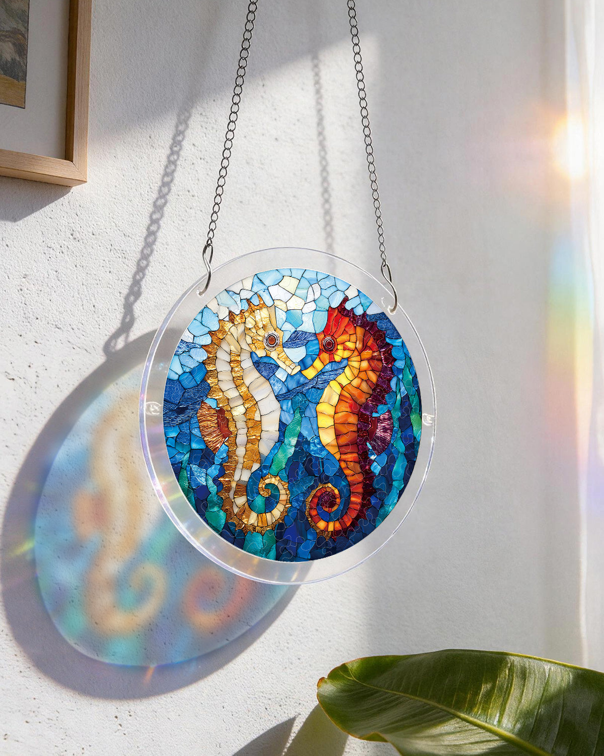 Dreamy Seahorses - Acrylic Window Suncatcher