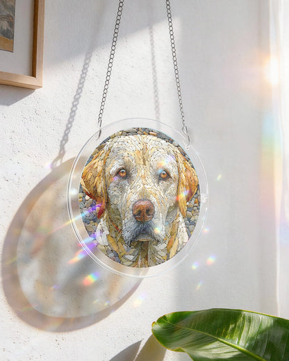 Stone Dog - Acrylic Window Suncatcher