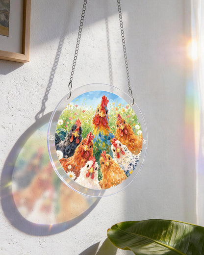Morning in Bloom - Acrylic Window Suncatcher