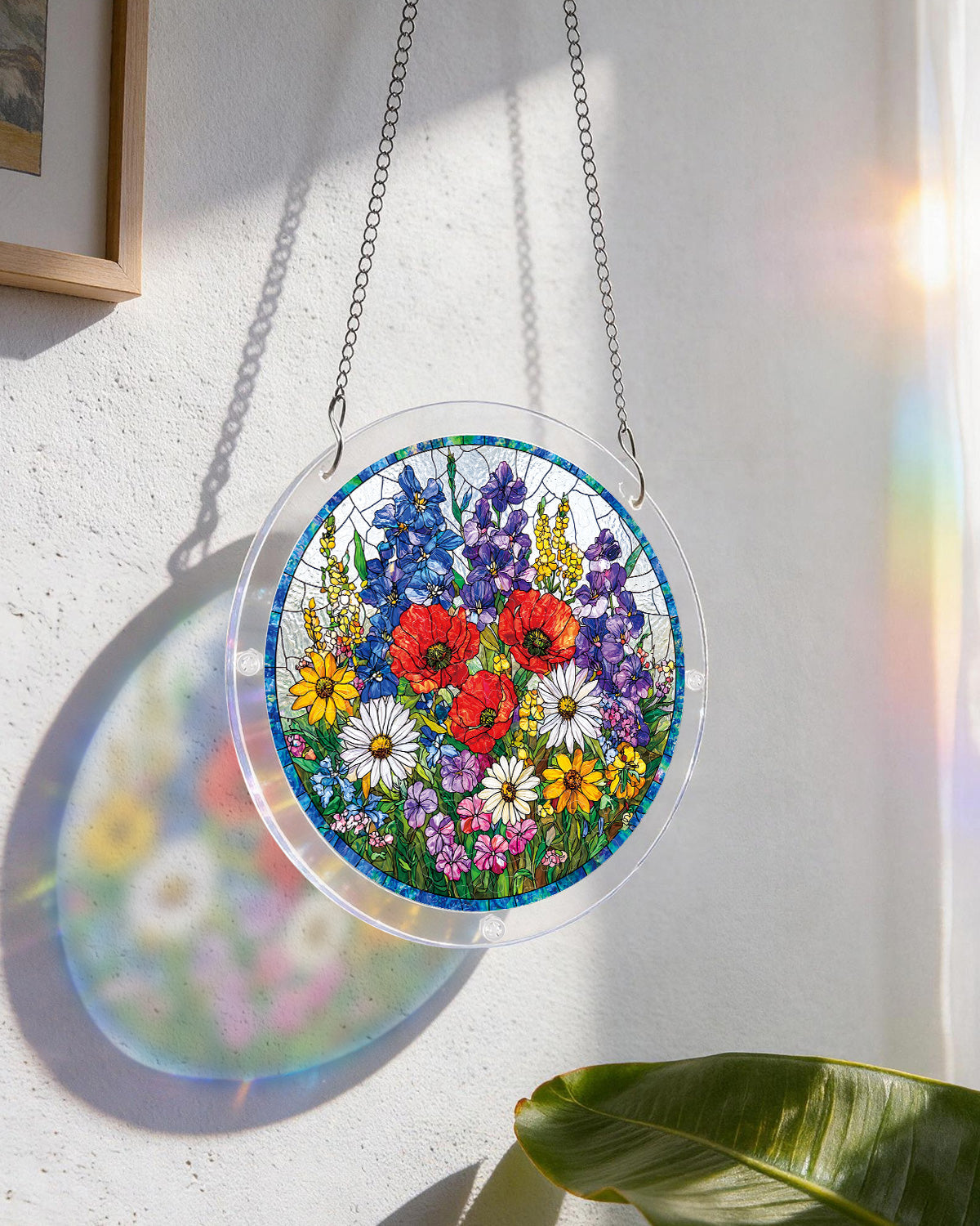 Wildflower Meadow - Acrylic Window Suncatcher