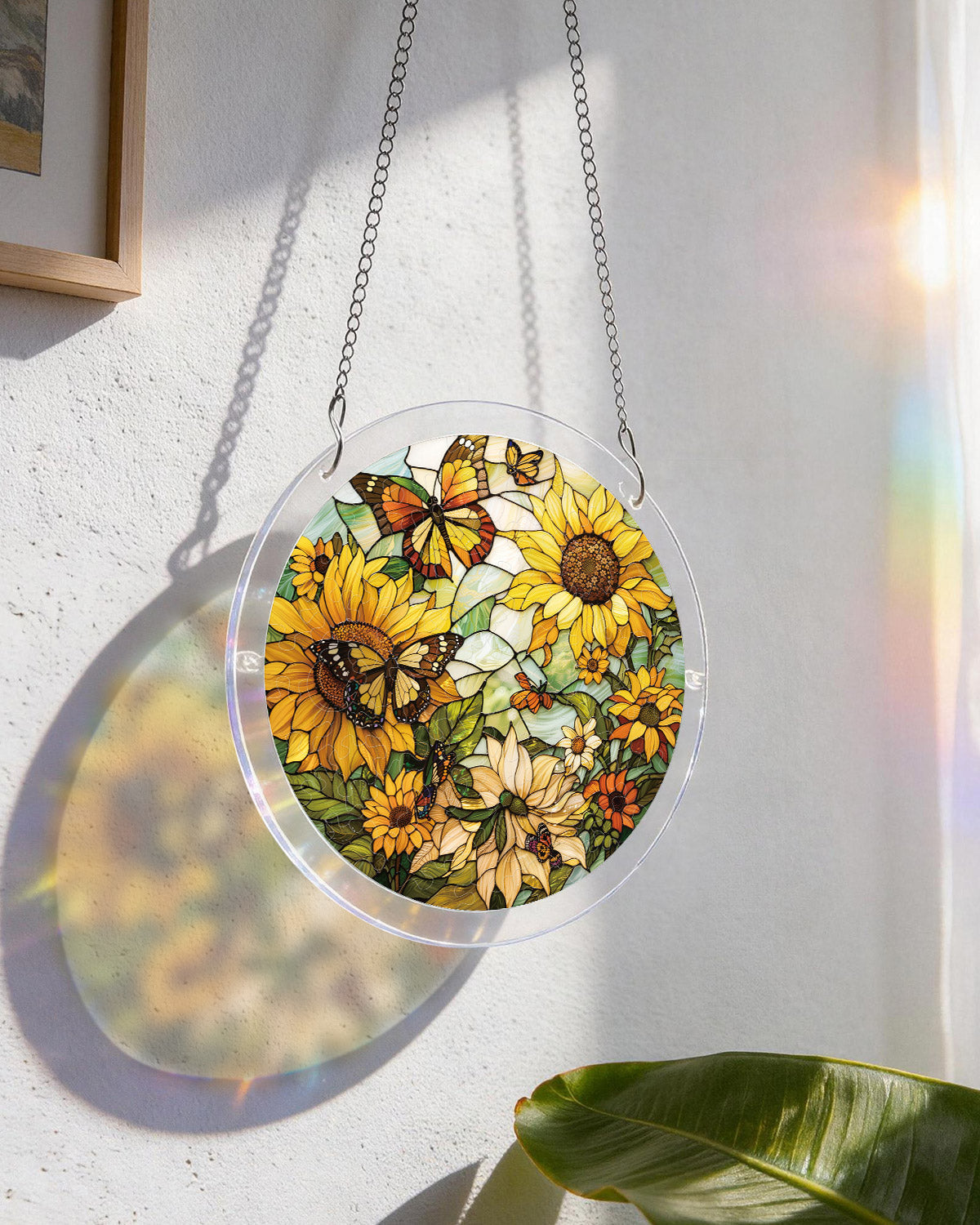 Sunflower Whispers - Acrylic Window Suncatcher