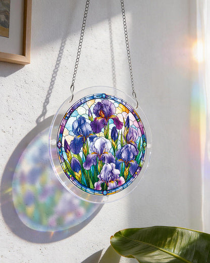 Iris Morning Light - Acrylic Window Suncatcher