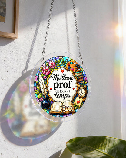 FR Female Teacher - Acrylic Window Suncatcher