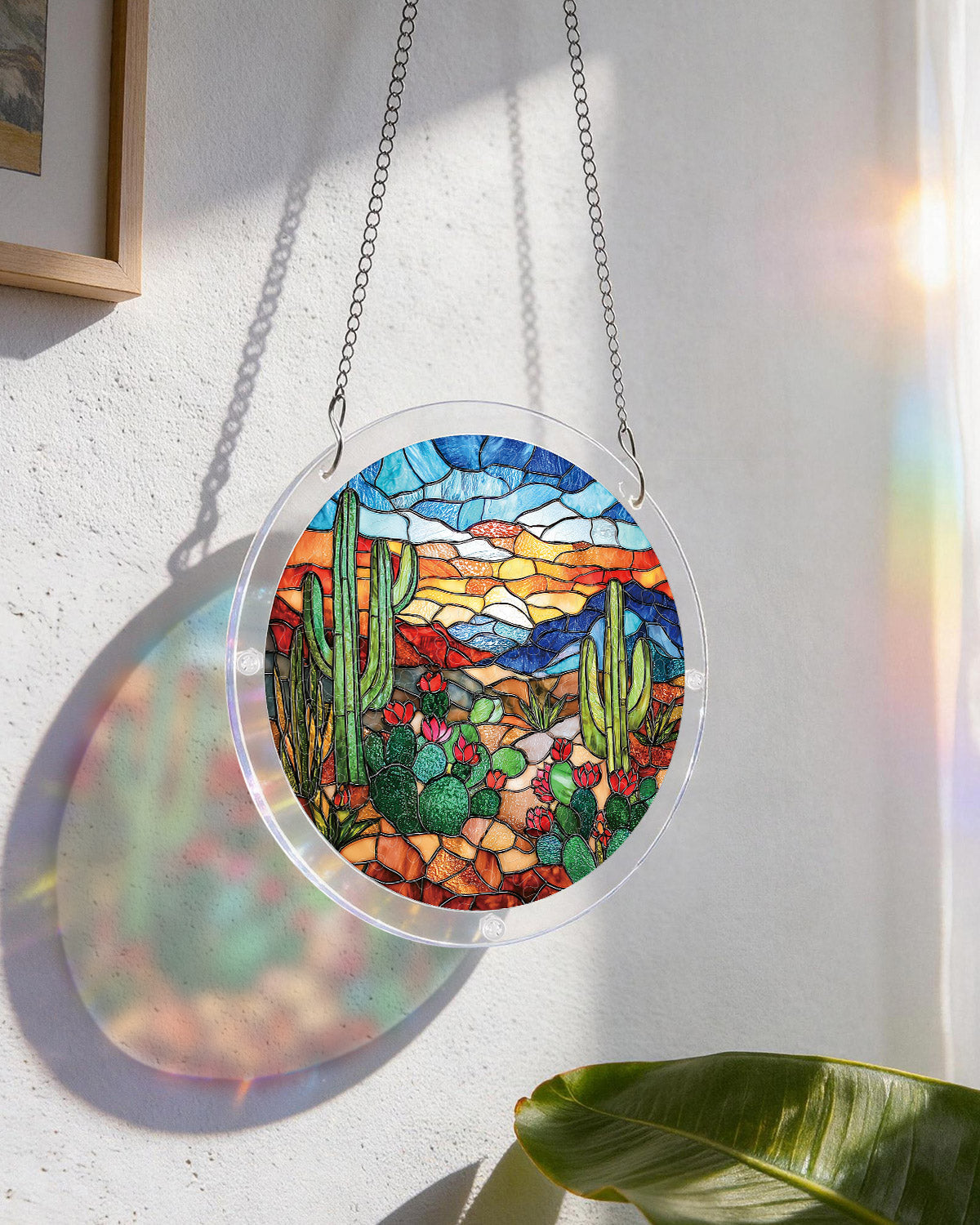 Desert Cactus - Acrylic Window Suncatcher
