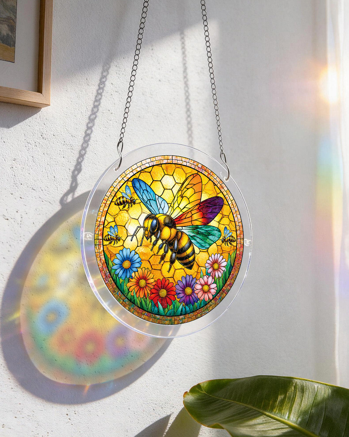Sunshine Bee - Acrylic Window Suncatcher