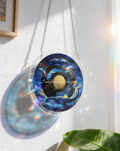 Galactic Whale Dream - Acrylic Window Suncatcher
