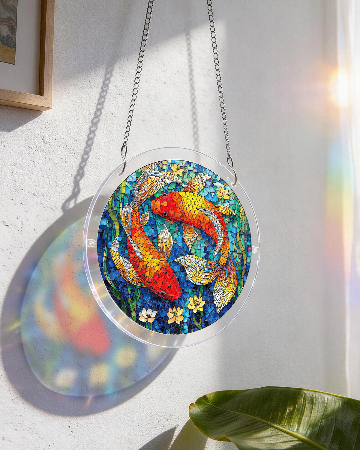 Koi Dream Pond - Acrylic Window Suncatcher