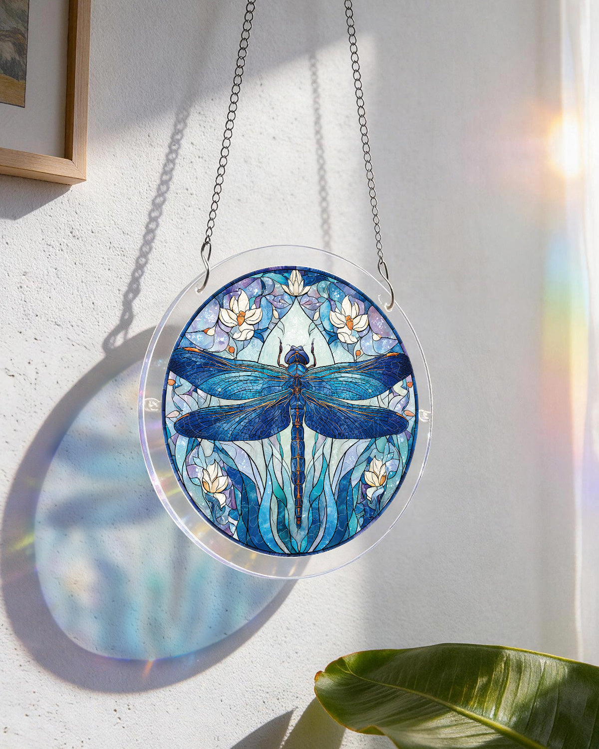 Moonlit Dragonfly - Acrylic Window Suncatcher