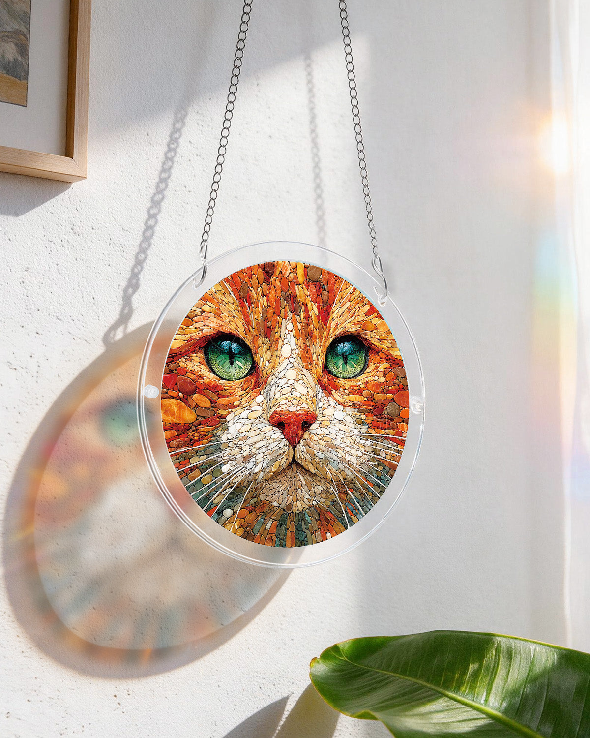 Stone Cat - Acrylic Window Suncatcher