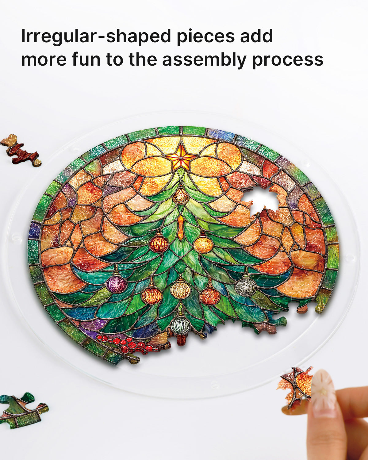 Christmas Glow Tree - Acrylic Window Suncatcher