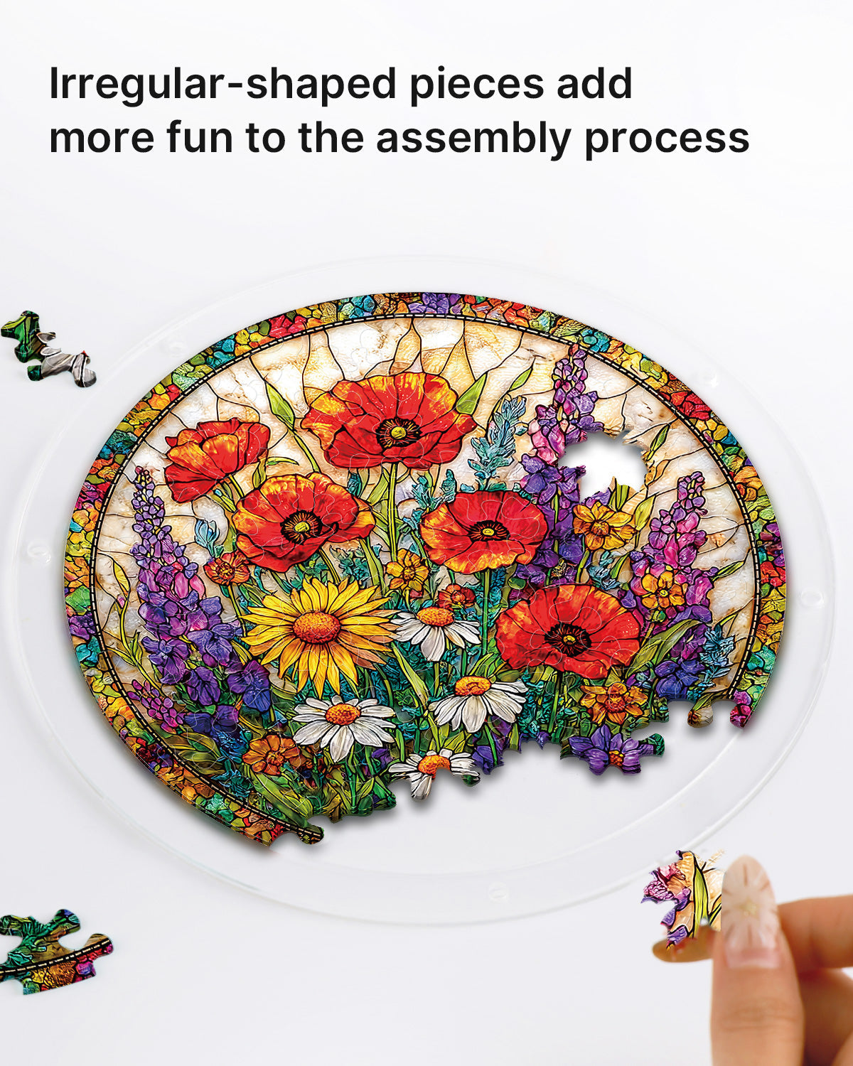 Wildflower Garden - Acrylic Window Suncatcher