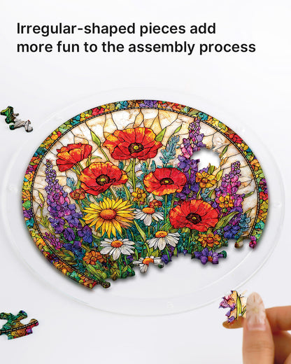 Wildflower Garden - Acrylic Window Suncatcher
