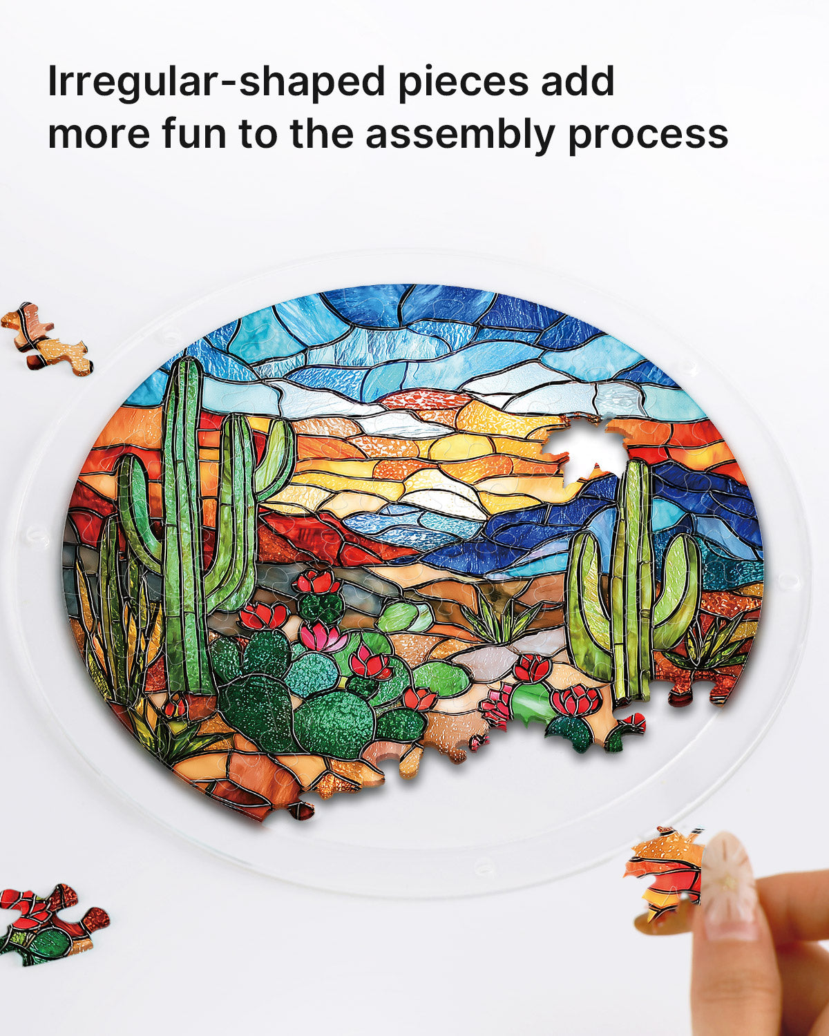 Desert Cactus - Acrylic Window Suncatcher