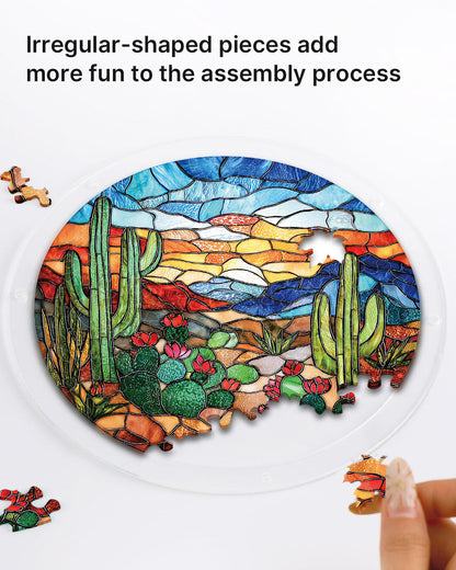 Desert Cactus - Acrylic Window Suncatcher