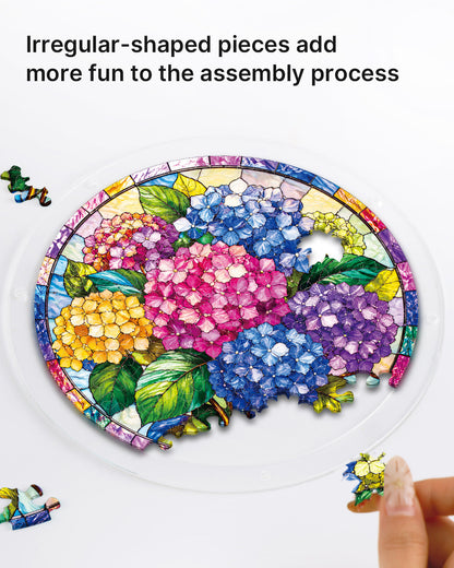 Hydrangea in Bloom - Acrylic Window Suncatcher