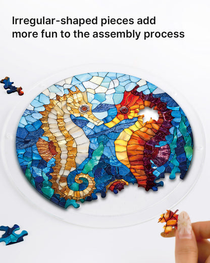 Dreamy Seahorses - Acrylic Window Suncatcher