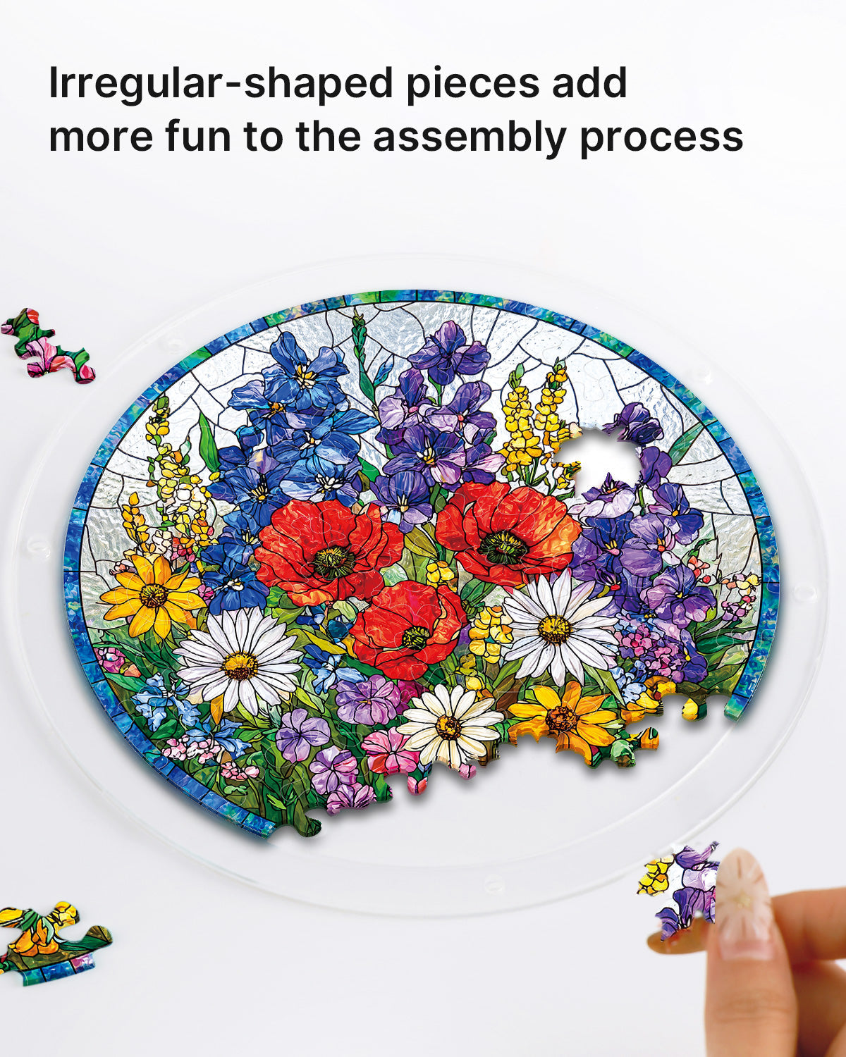 Wildflower Meadow - Acrylic Window Suncatcher