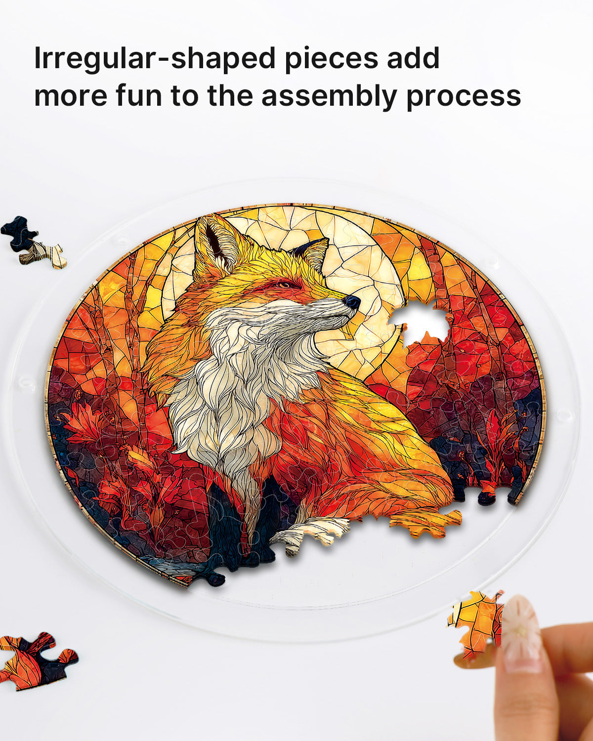 Fox Glow - Acrylic Window Suncatcher