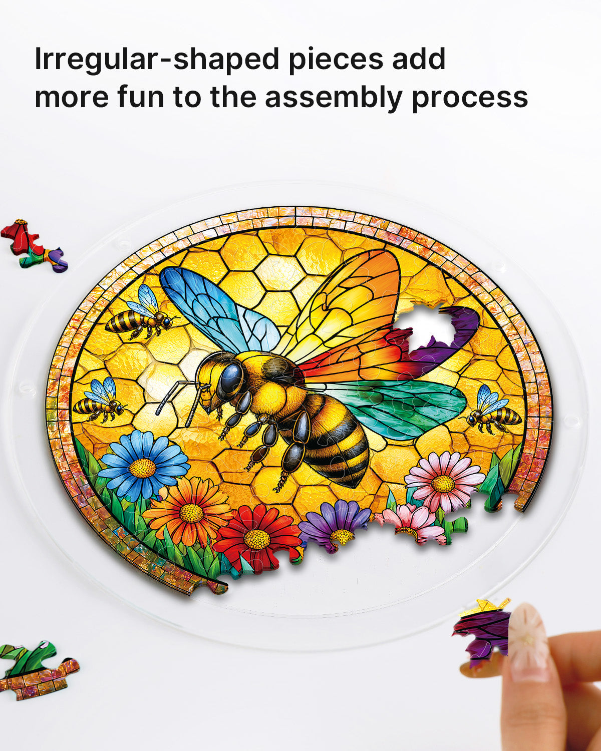Sunshine Bee - Acrylic Window Suncatcher