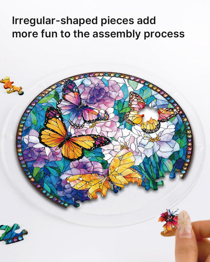 Butterflies in Bloom - Acrylic Window Suncatcher