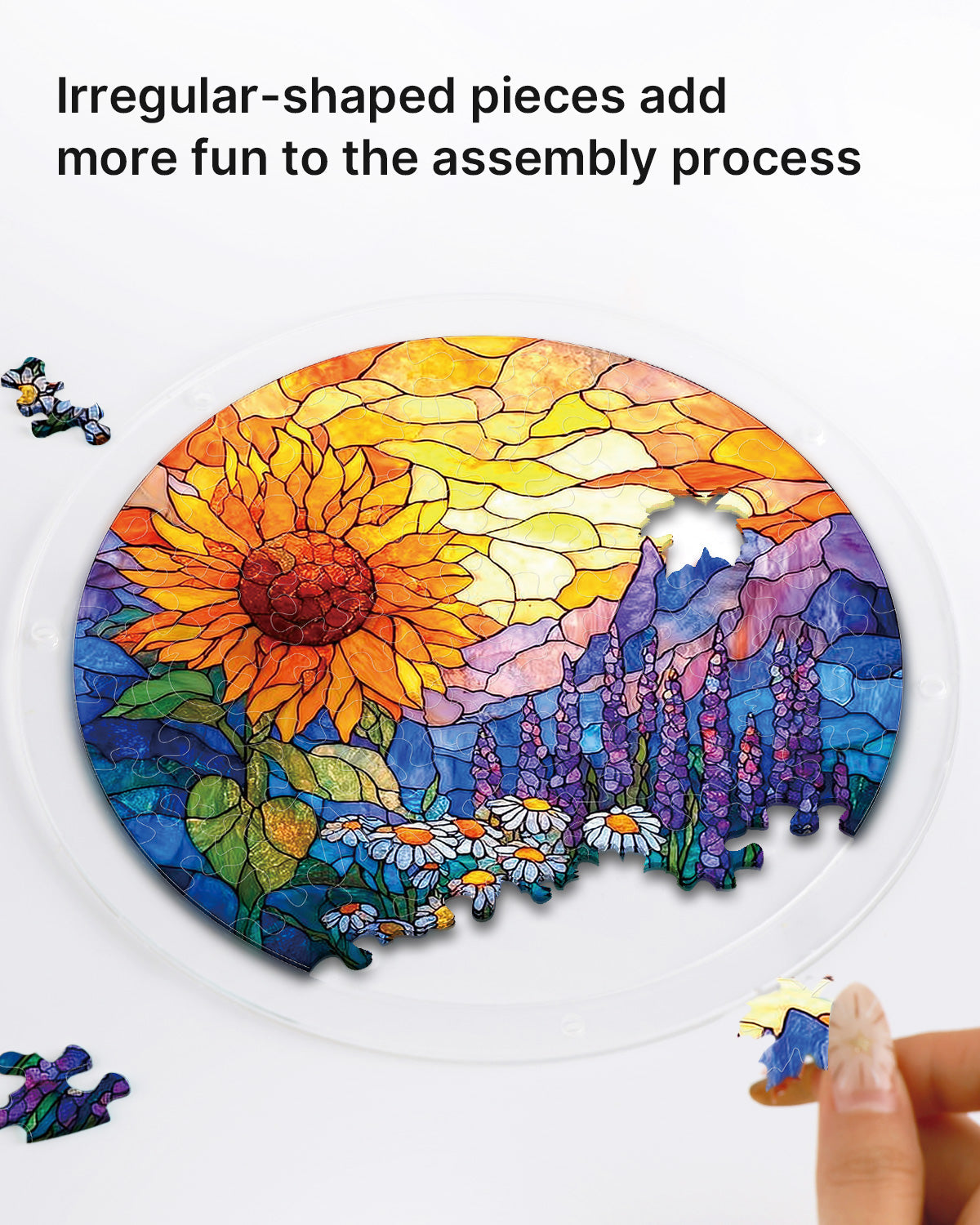 Sunflower Meadow - Acrylic Window Suncatcher