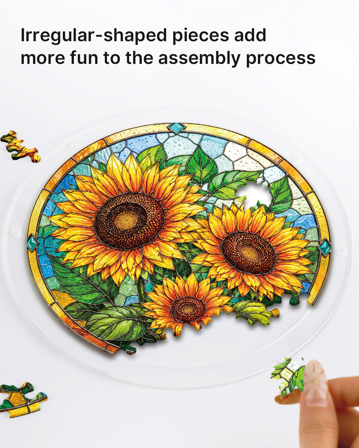 Sunflower Radiance - Acrylic Window Suncatcher