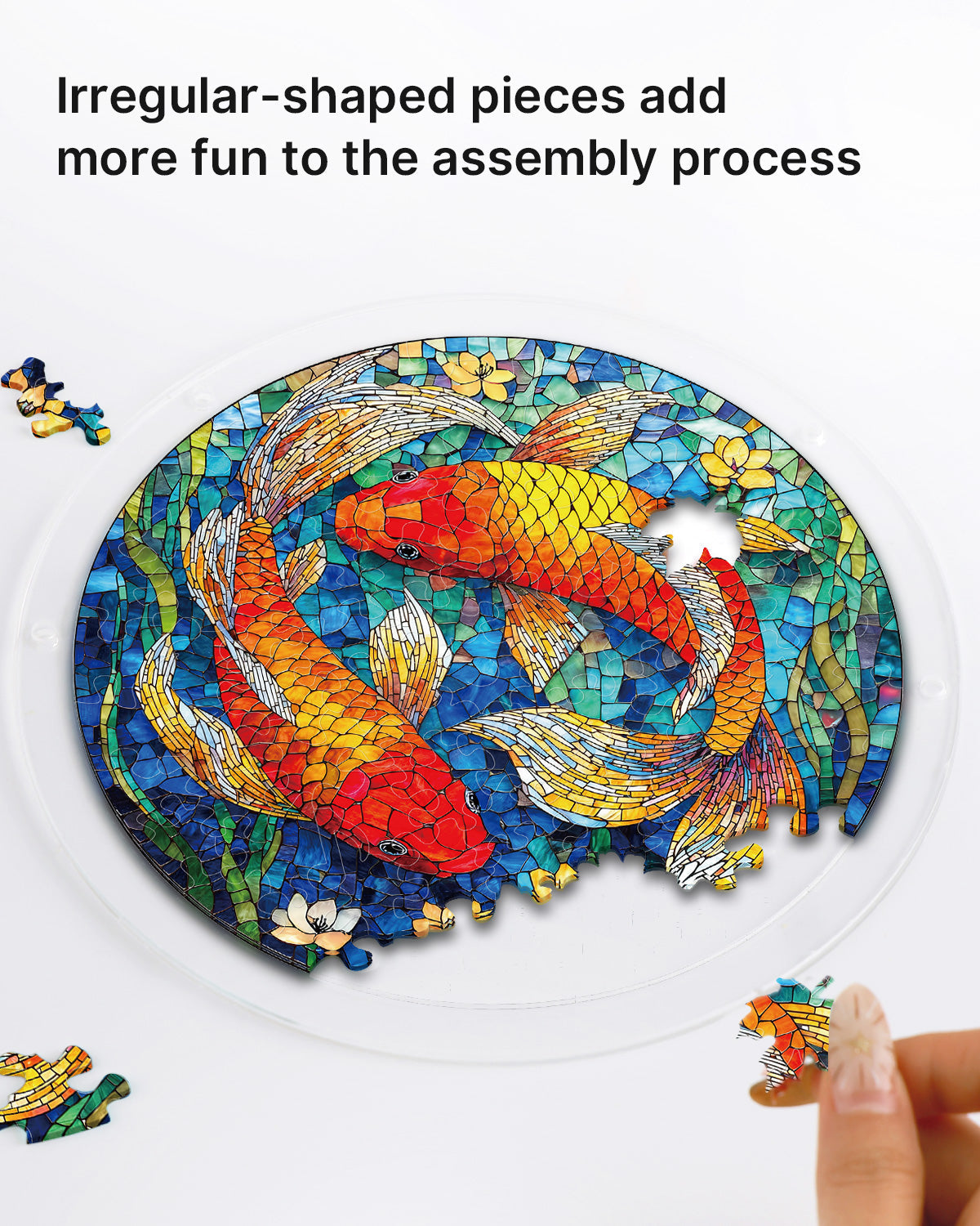 Koi Dream Pond - Acrylic Window Suncatcher