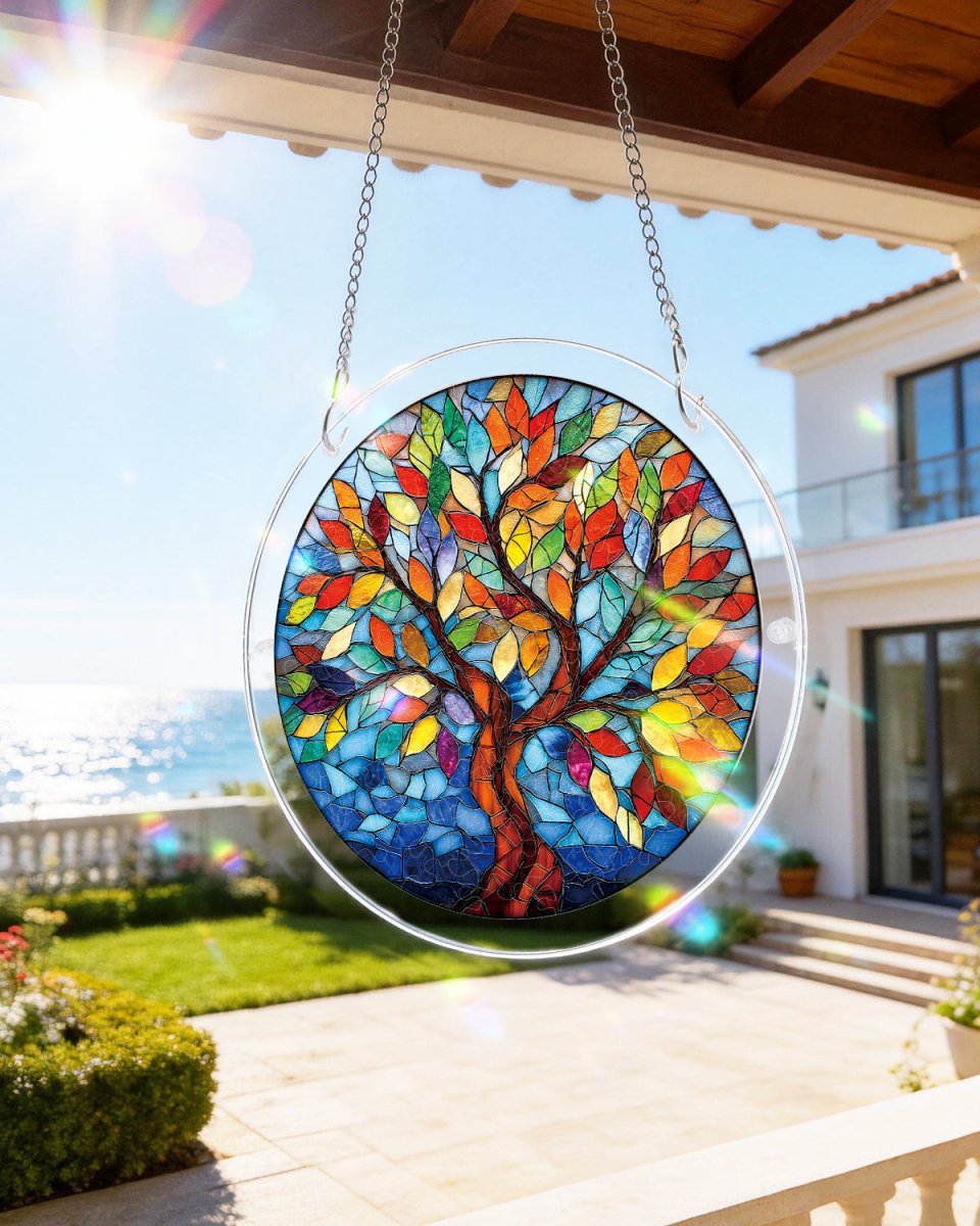 Tree of Radiant Glass - Acrylic Window Suncatcher