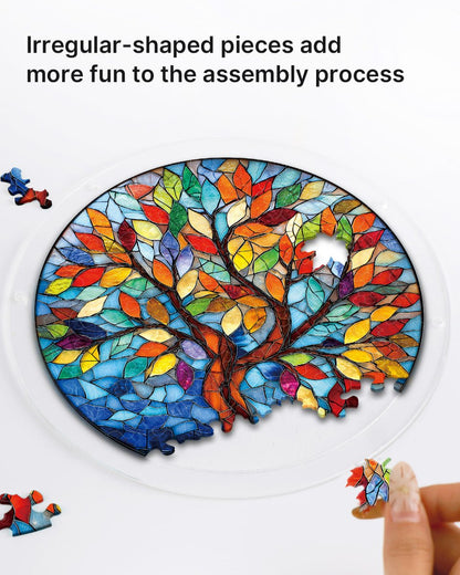Tree of Radiant Glass - Acrylic Window Suncatcher