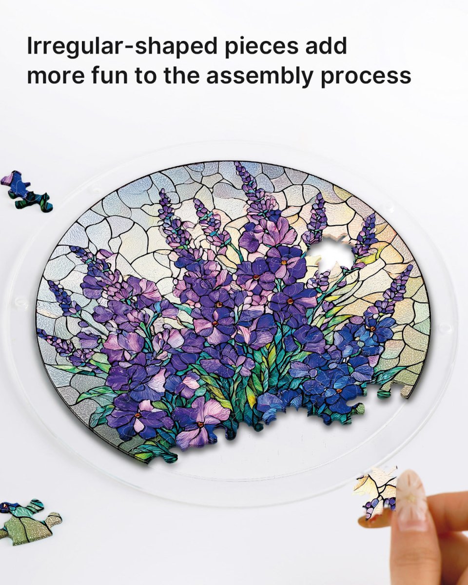 Violet Garden Grace - Acrylic Window Suncatcher